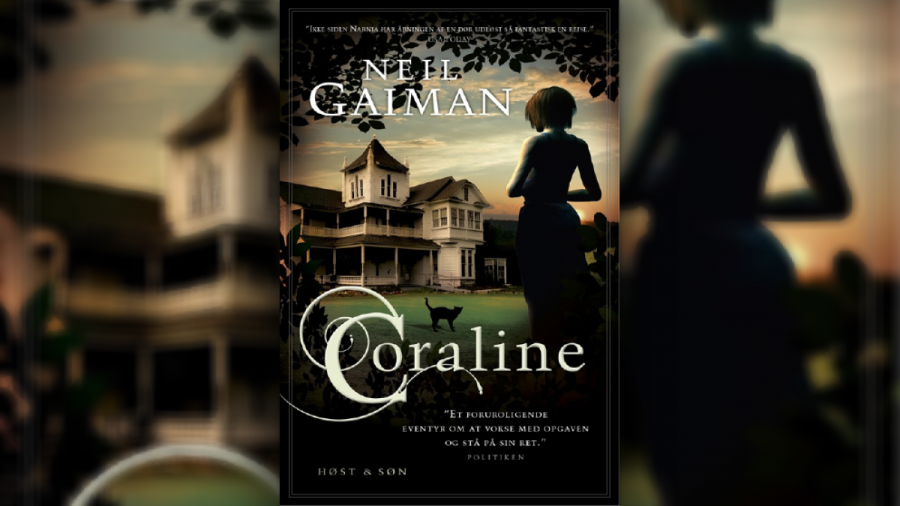 Bogforside: Coraline af Neil Gaiman